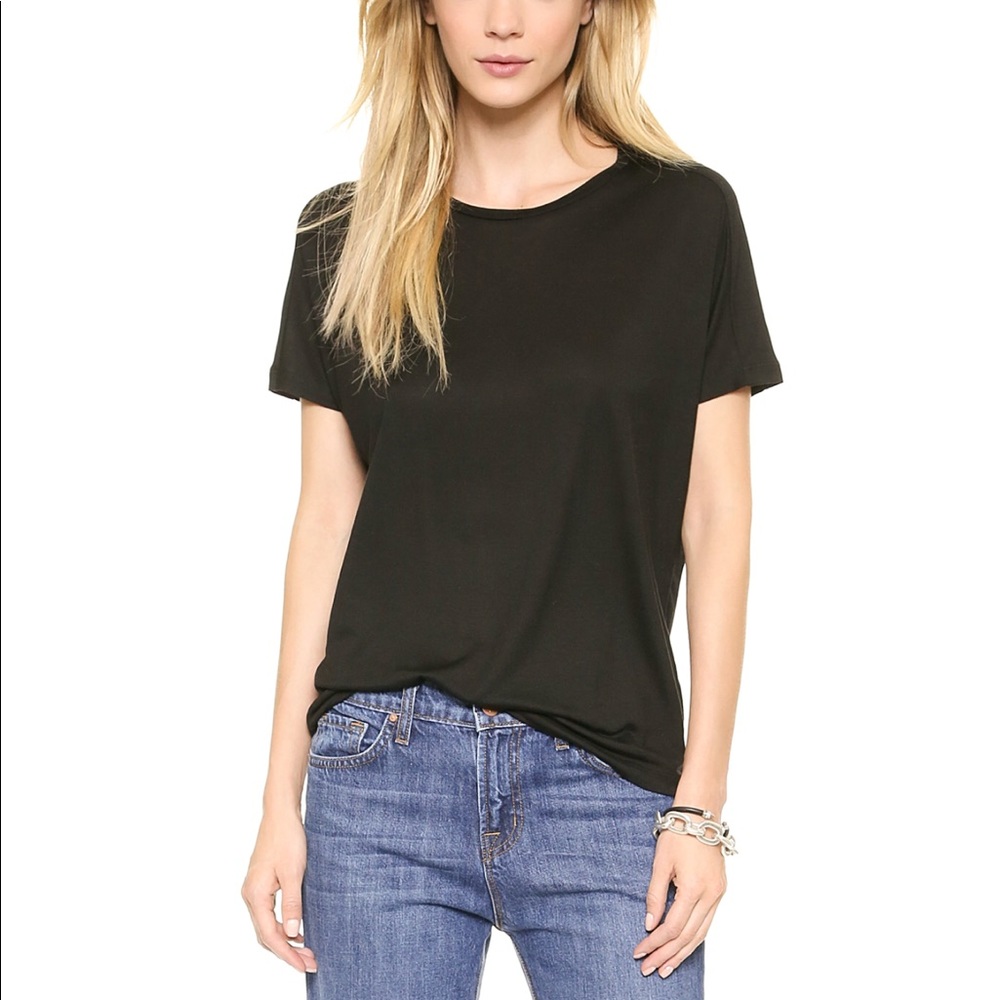J Brand Tali Tee Black